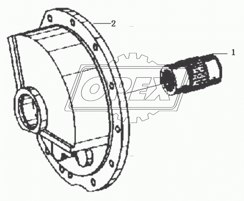 Input shaft 4644 154 476