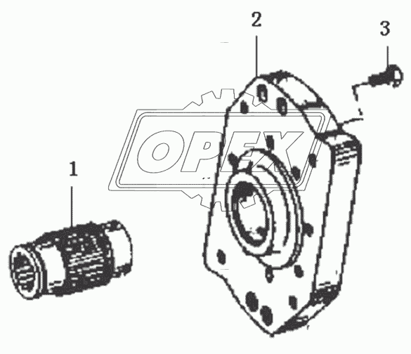 Input shaft 4644 155 420