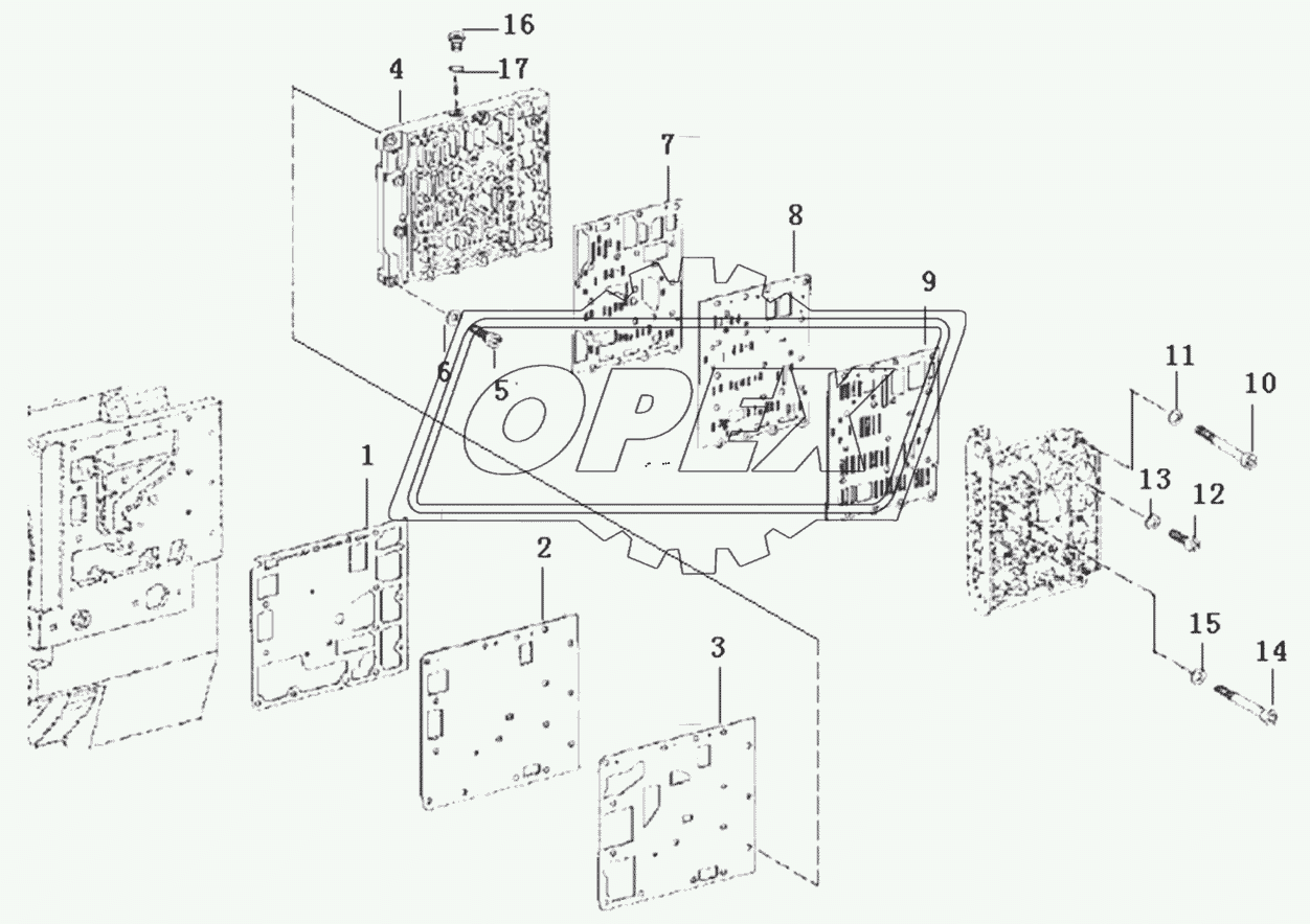 Shift control valve 4644 106 325