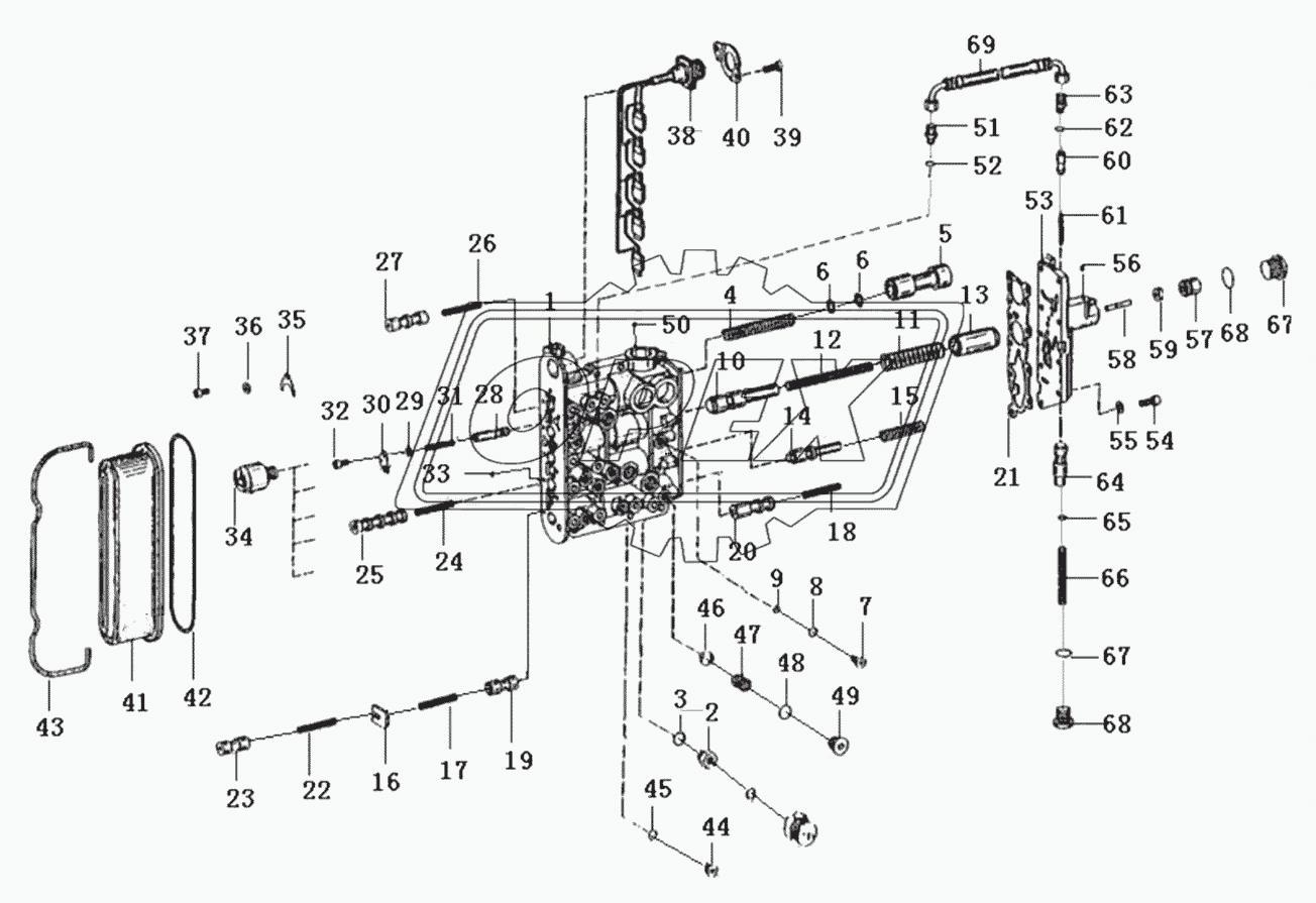 Shift control valve 4644 159 347