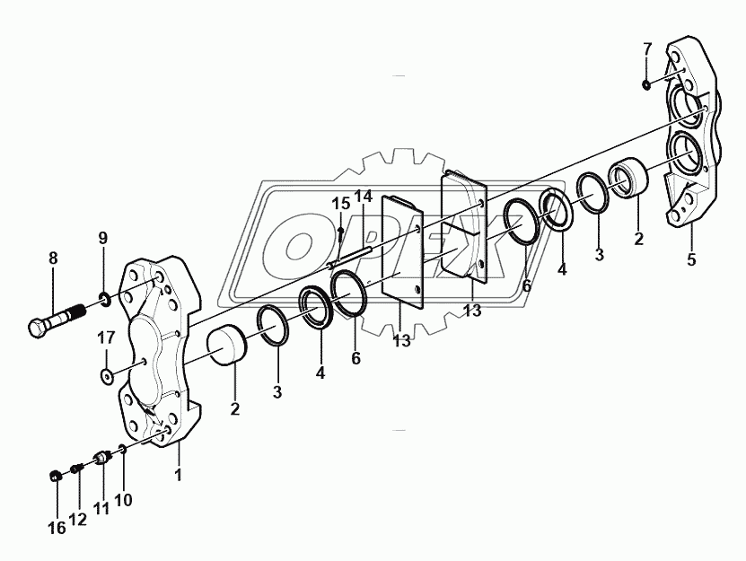 Break caliper (371104)