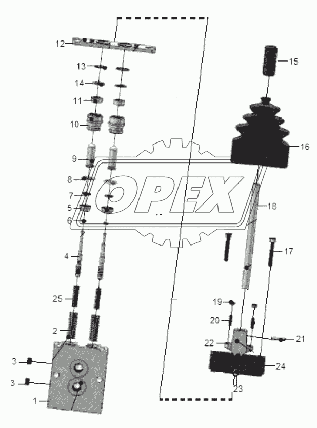 Control lever assembly (331001)