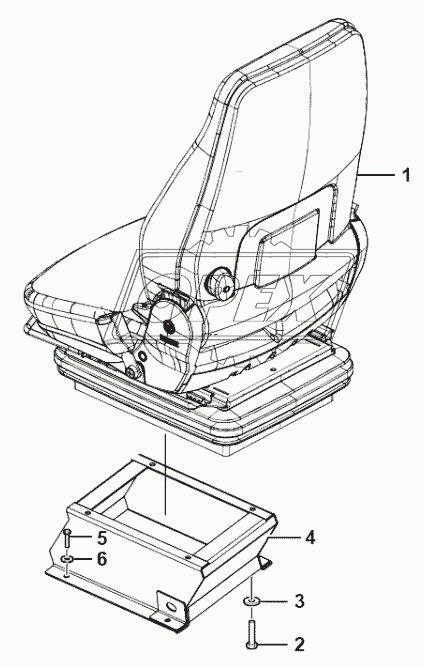 Driver seat assembly