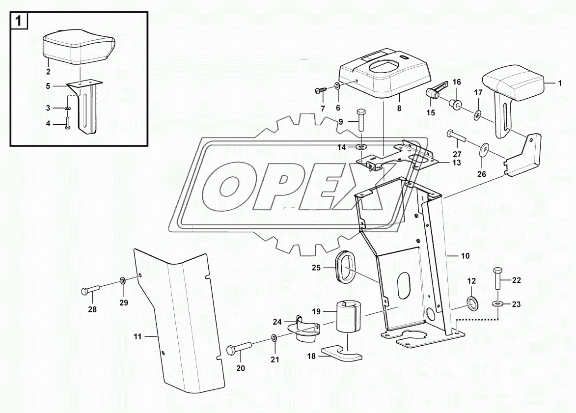 Operate box assembly