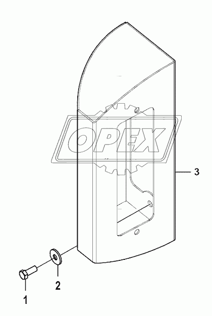 Lamp shroud assembly