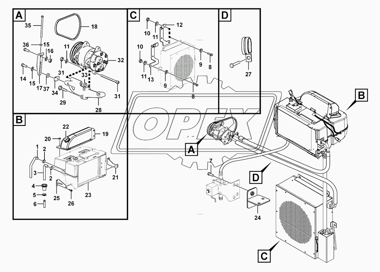 Air conditioning unit 1