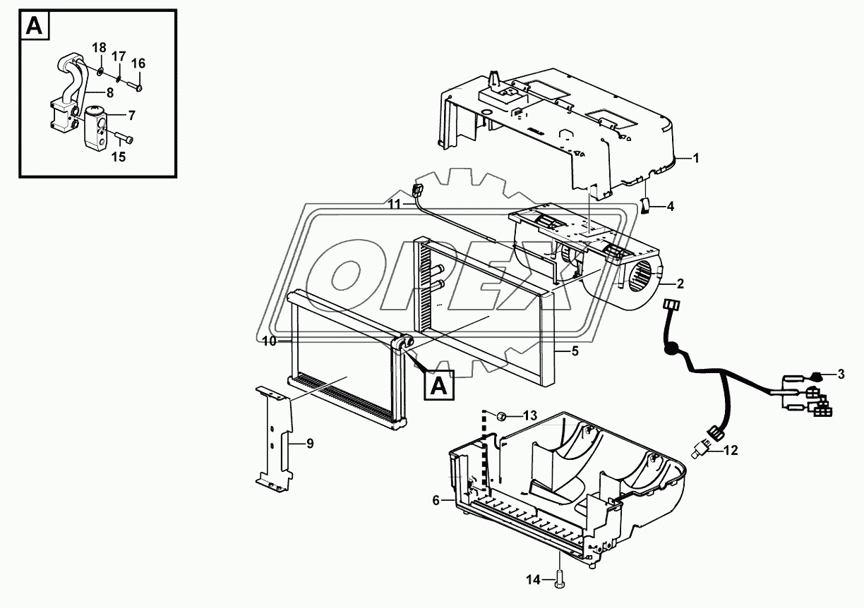 Evaporator assembly (330112)