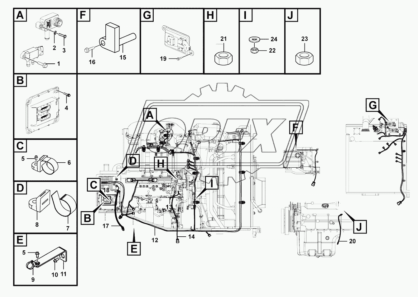 Engine electric assembly 1