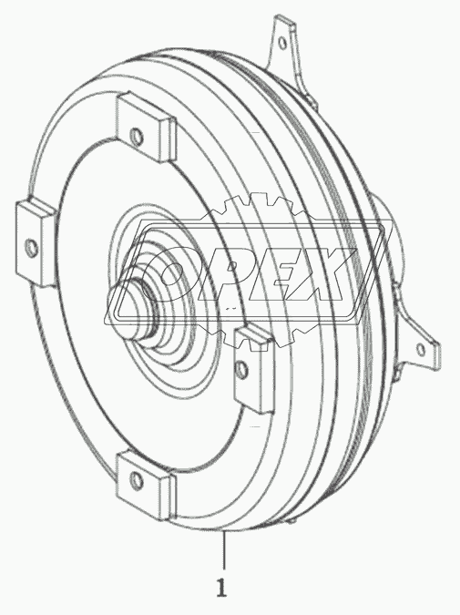 Torque converter 4166 030 195