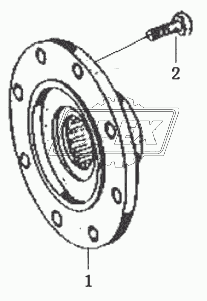 Output flange 4644 103 467