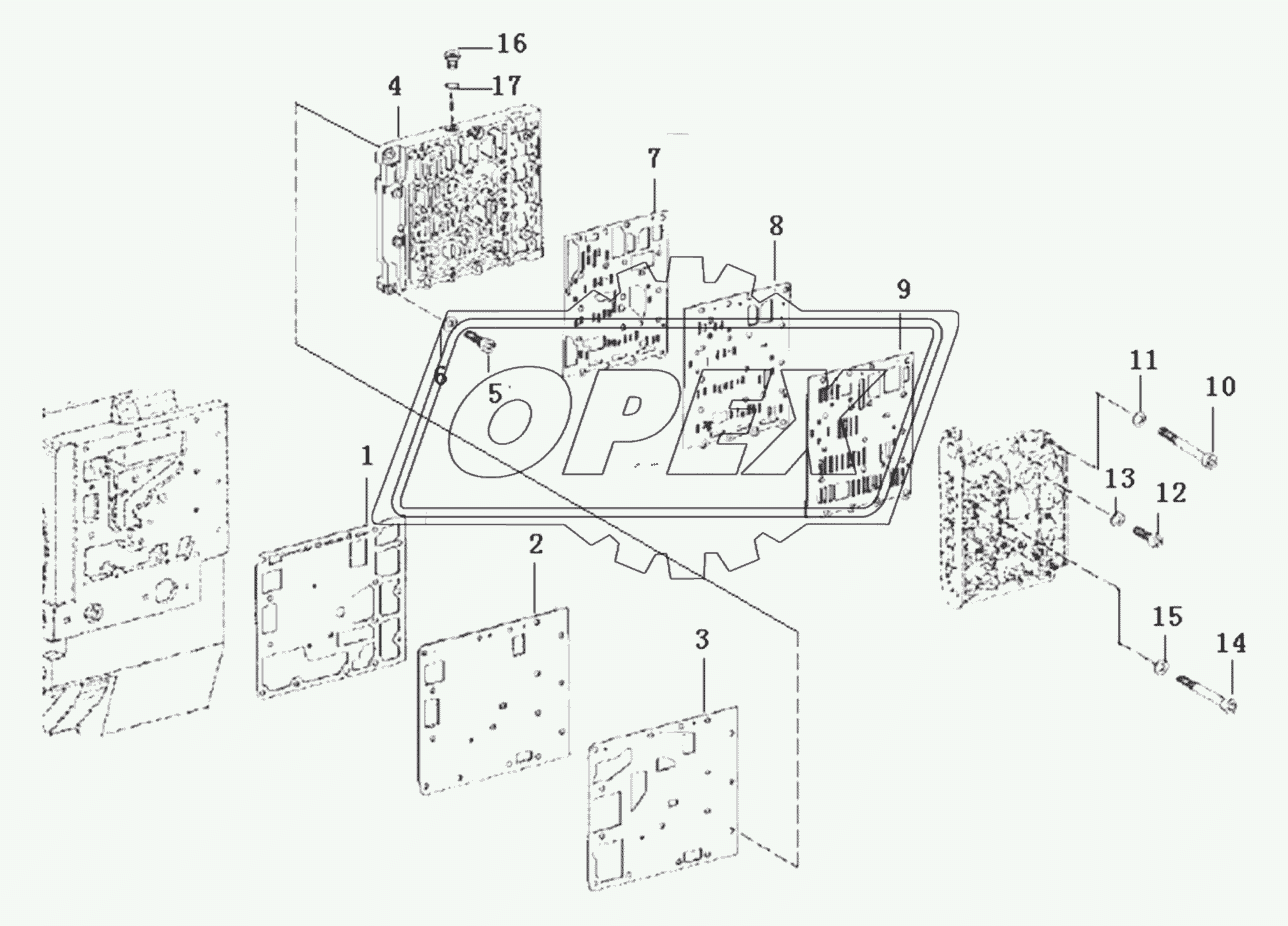 Gearshift system 4644 106 325