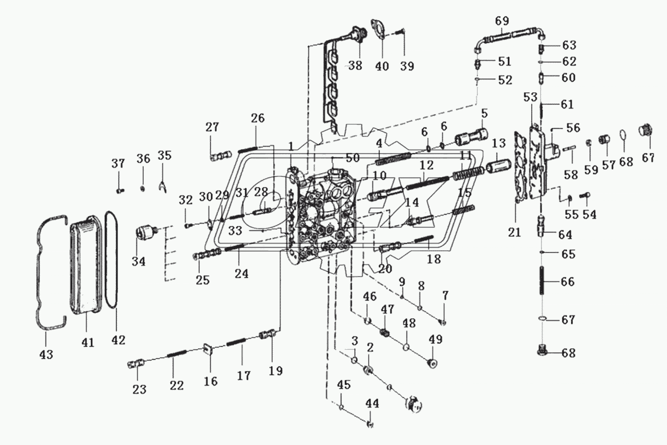 Gearshift system 4644 159 347