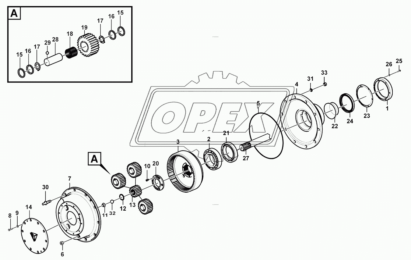 Hub reduction