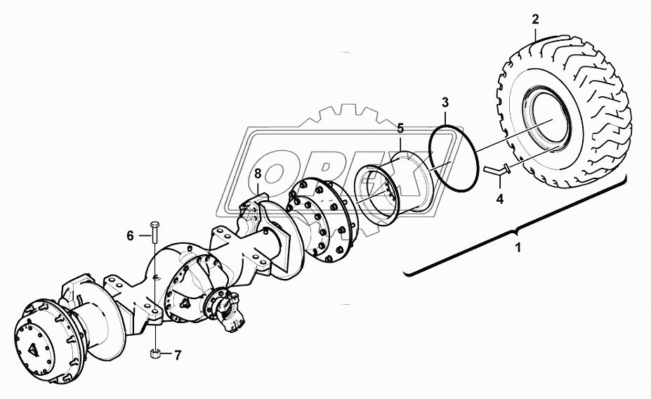 Rear axle assembly