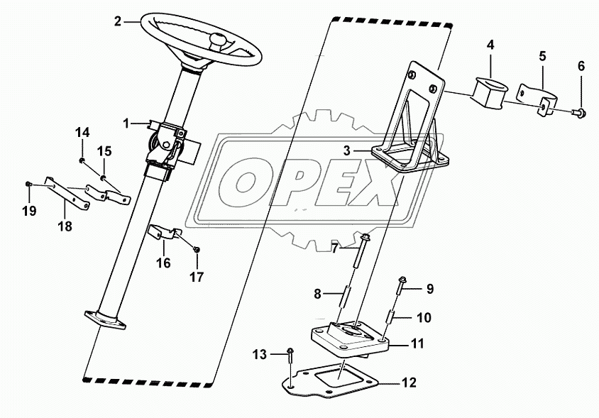 Steering column assembly