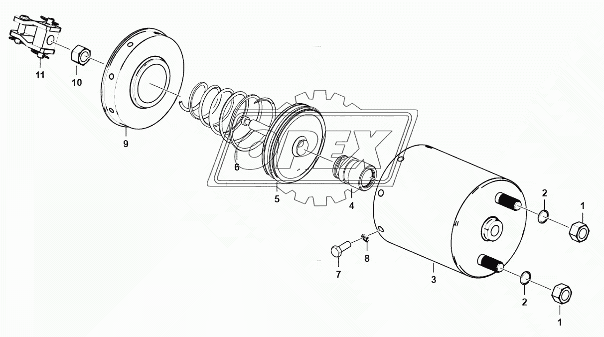 Brake cylinder assembly