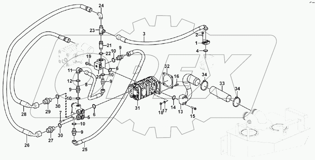  Steering pump system