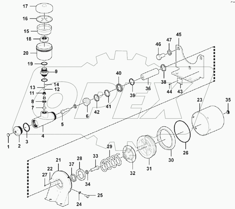  Pneumatic cylinder