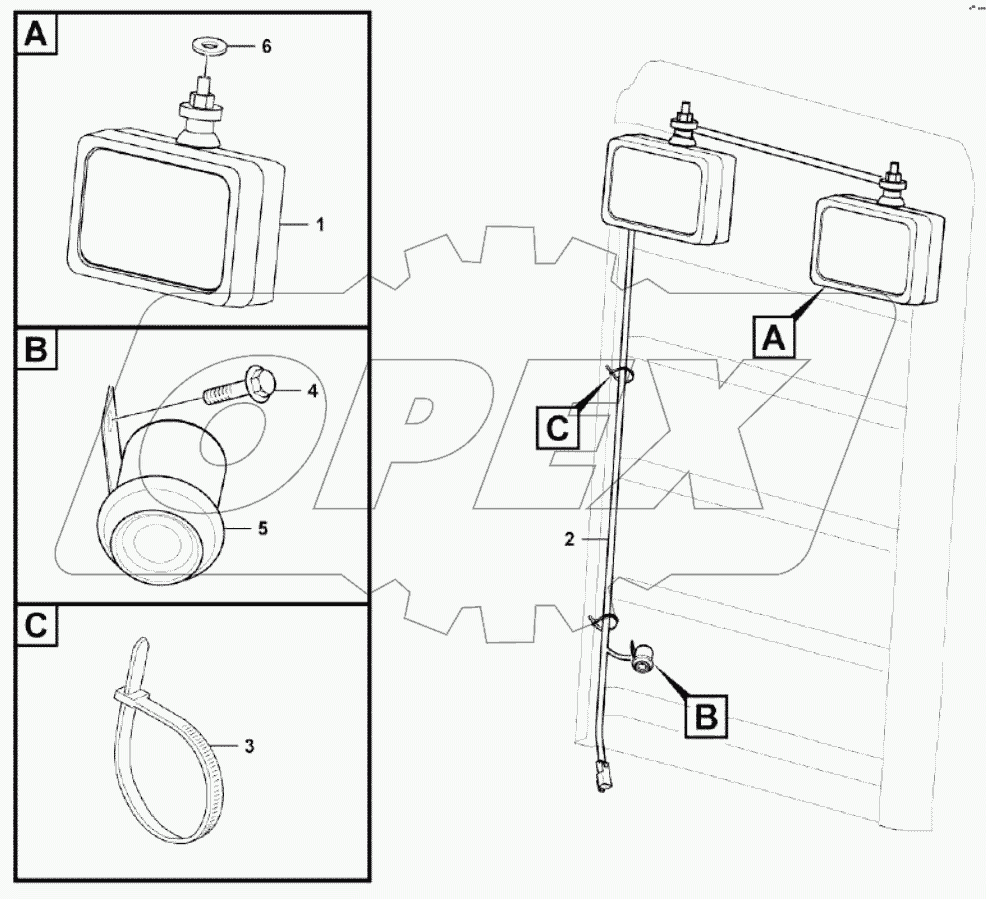  Engine hood electric system