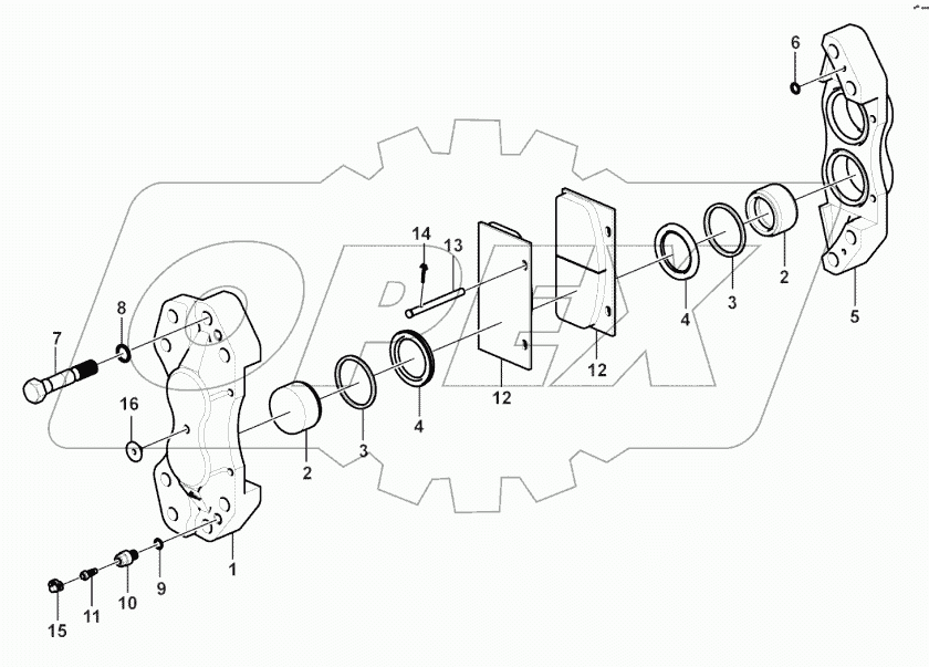  Break caliper (360301)