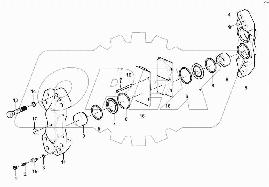  Break caliper (371328)