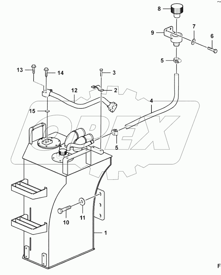 Hydraulic fluid tank system