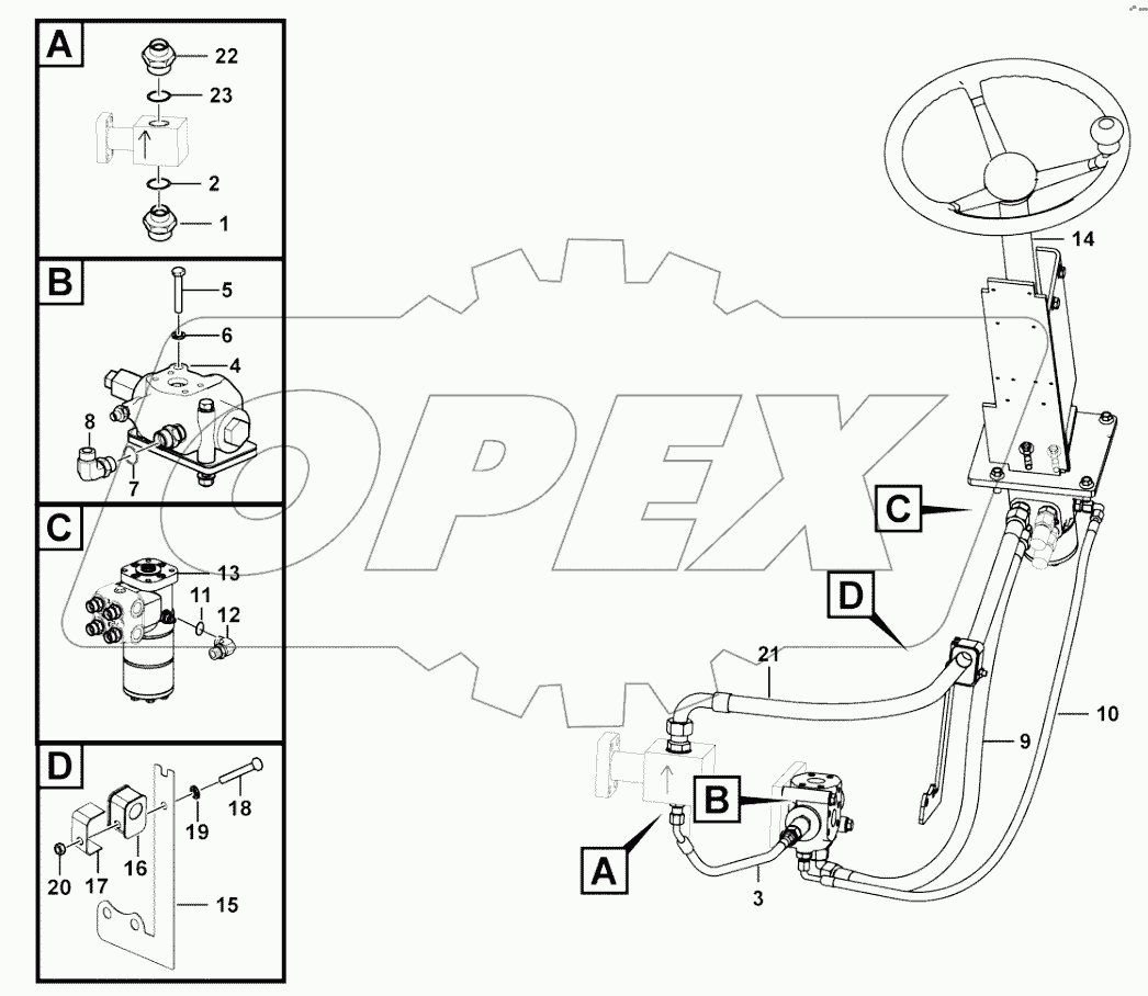  Steering gear system