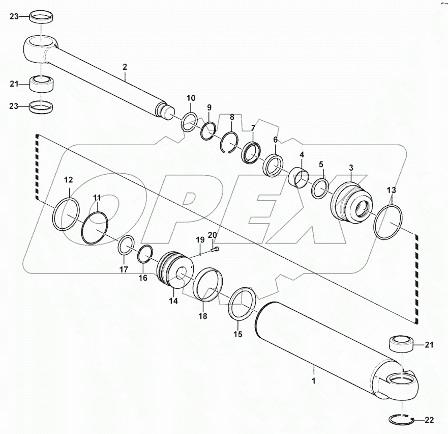  Steering cylinder (3713РЎРќ)