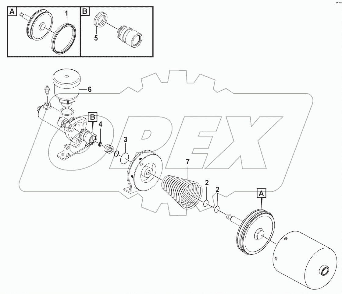  Pneumatic cylinder (330604)