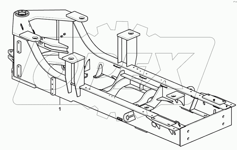  Rear frame system