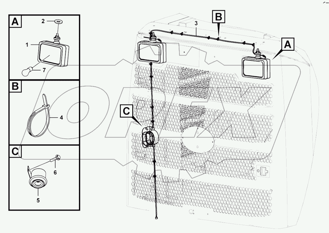 Engine hood electric system