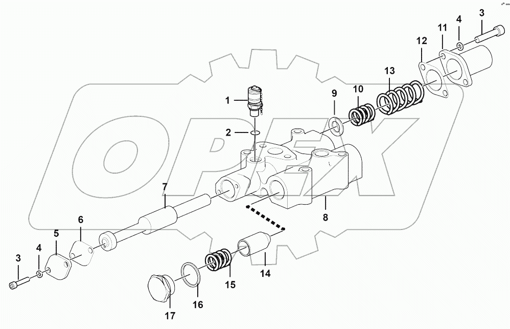  Lubricating oil valve