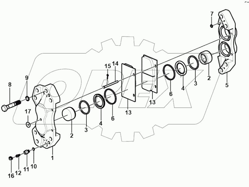  (371104) Brake caliper