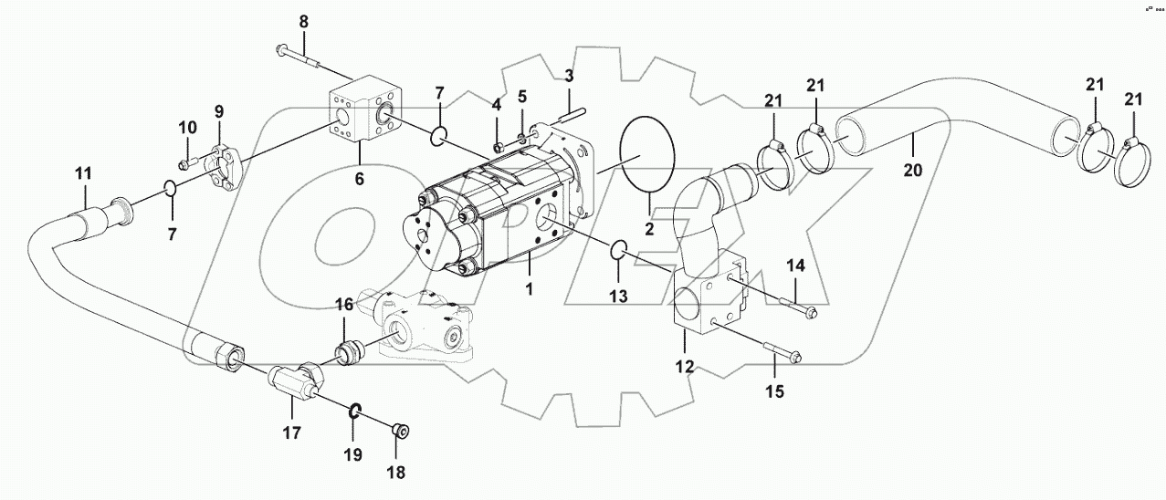  Steering pump system