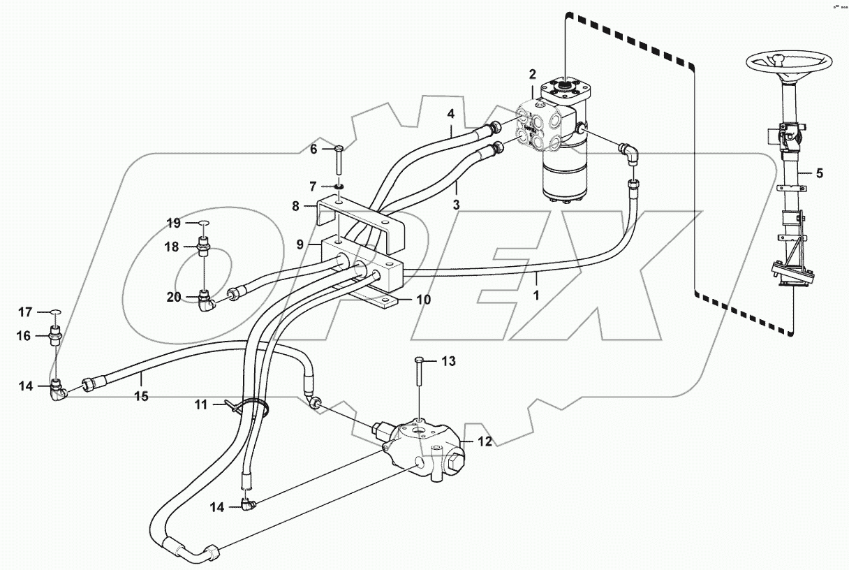  Steering gear system
