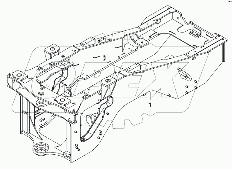  JR958 Rear frame