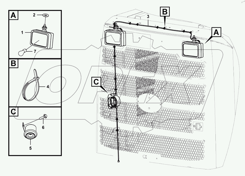  Engine hood electric system