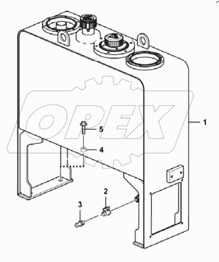  Hydraulic fluid tank assembly