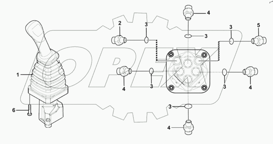  Control lever assembly