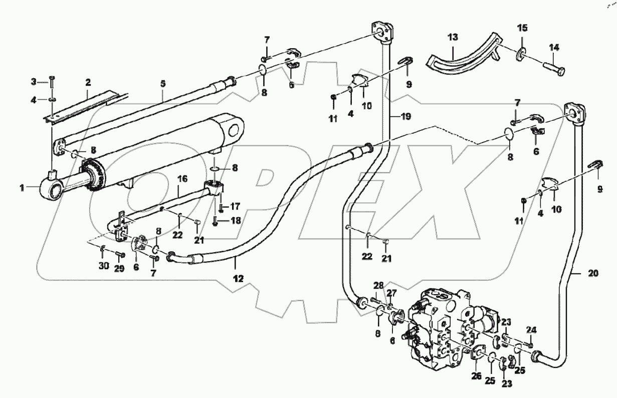  Tilt cylinder system