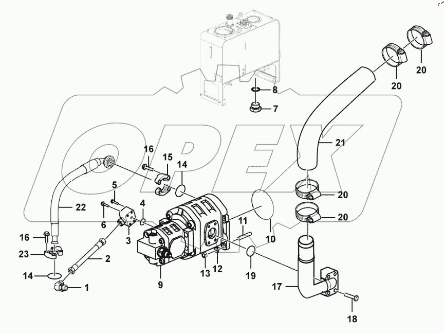  Steering pump assembly