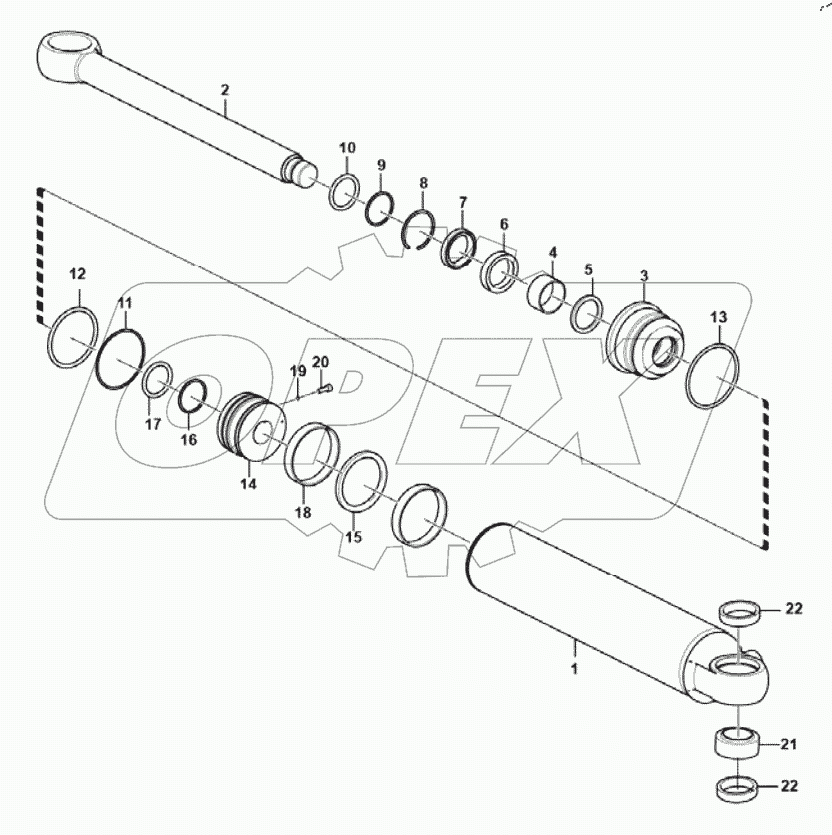  Steering cylinder