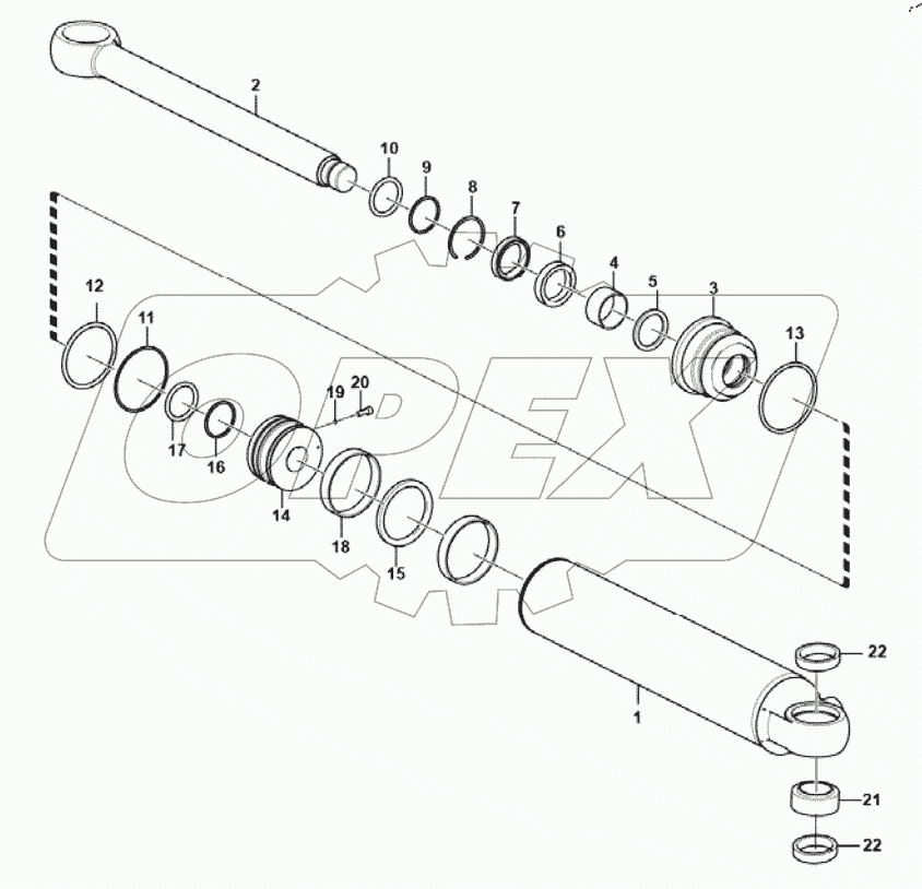  Steering cylinder
