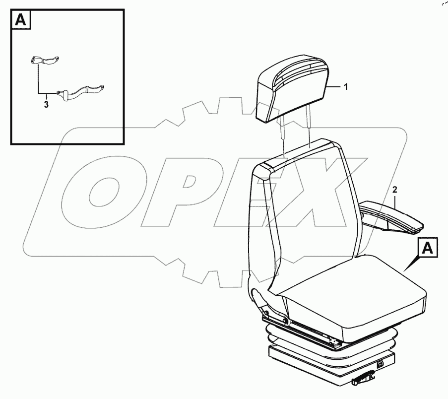  Driver seat assembly