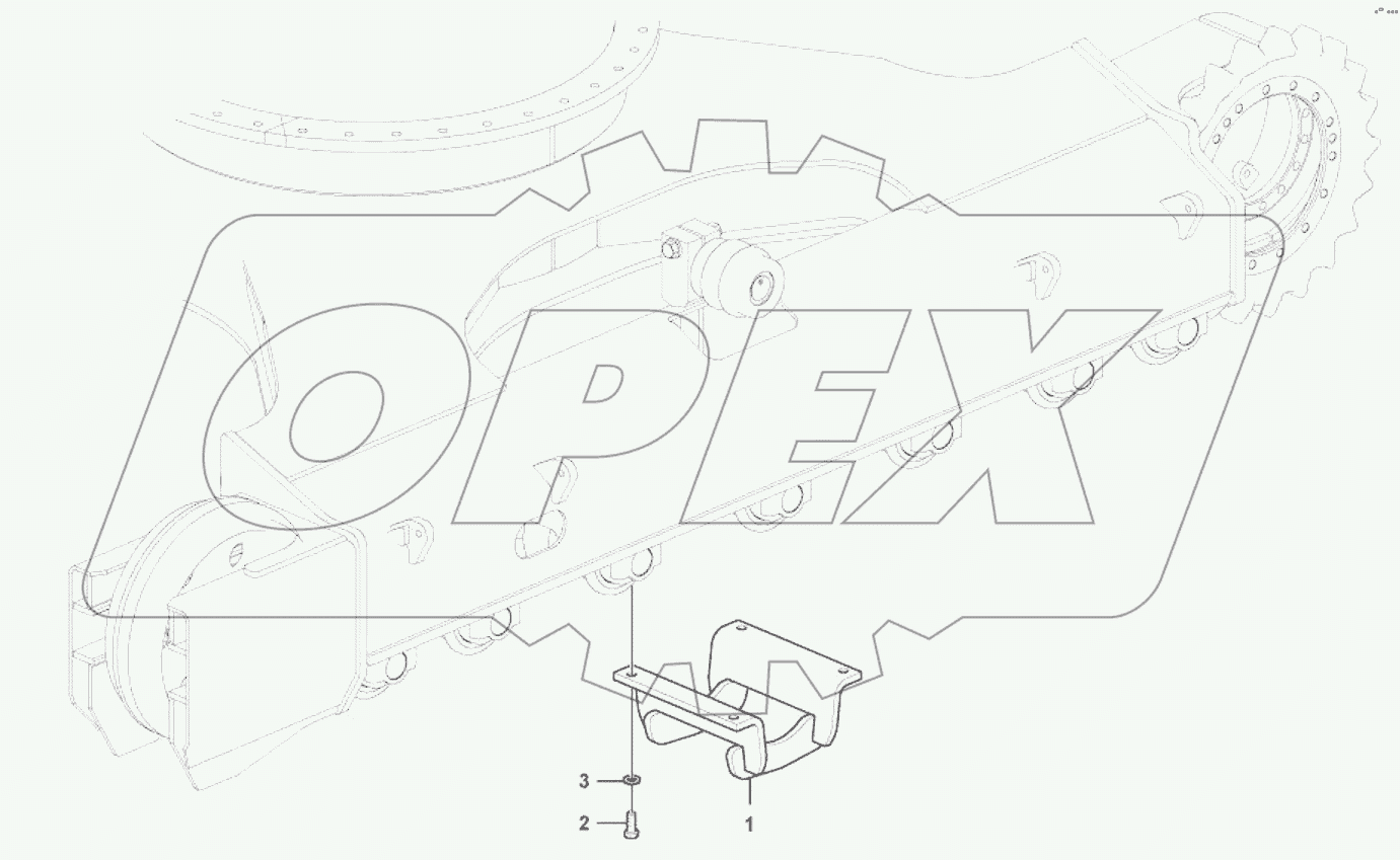  8277950 Undercarriage, track guards