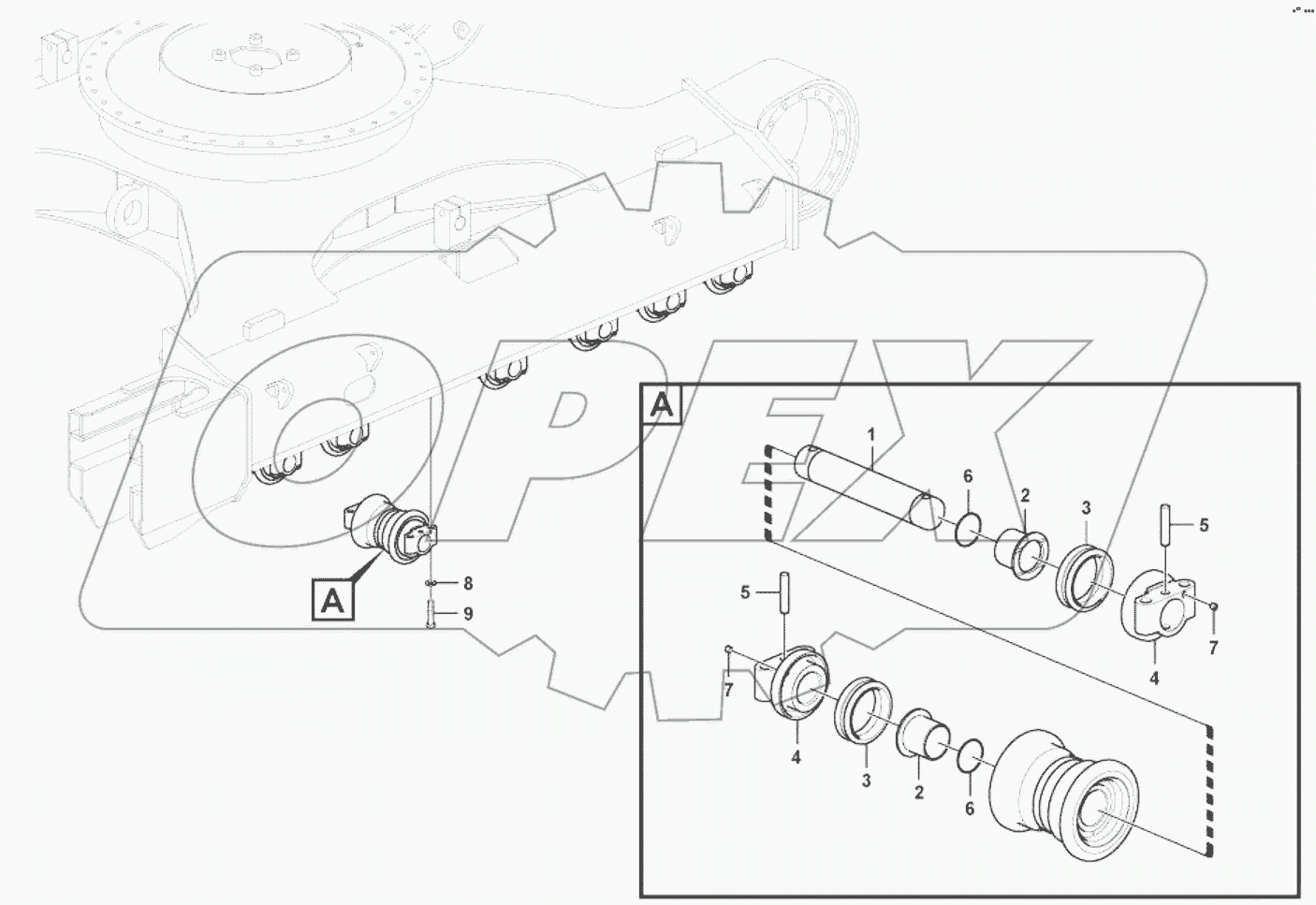 8277950 Bottom roller