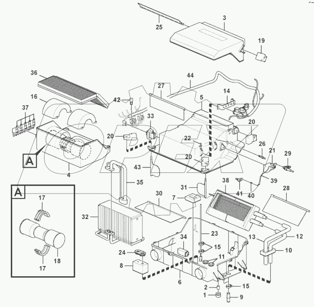  11213471 Air conditioning unit, cooling and heater