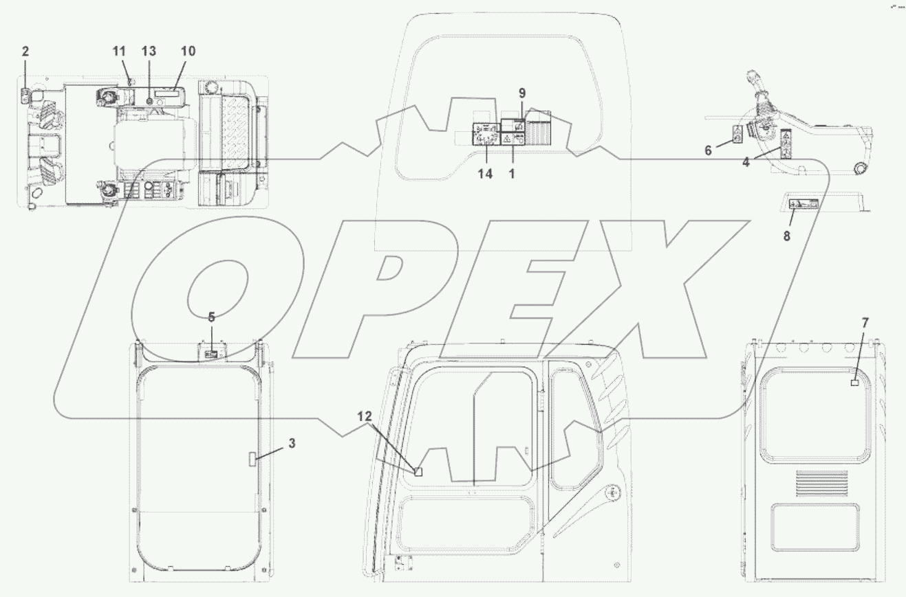  11213484 Decals, cab