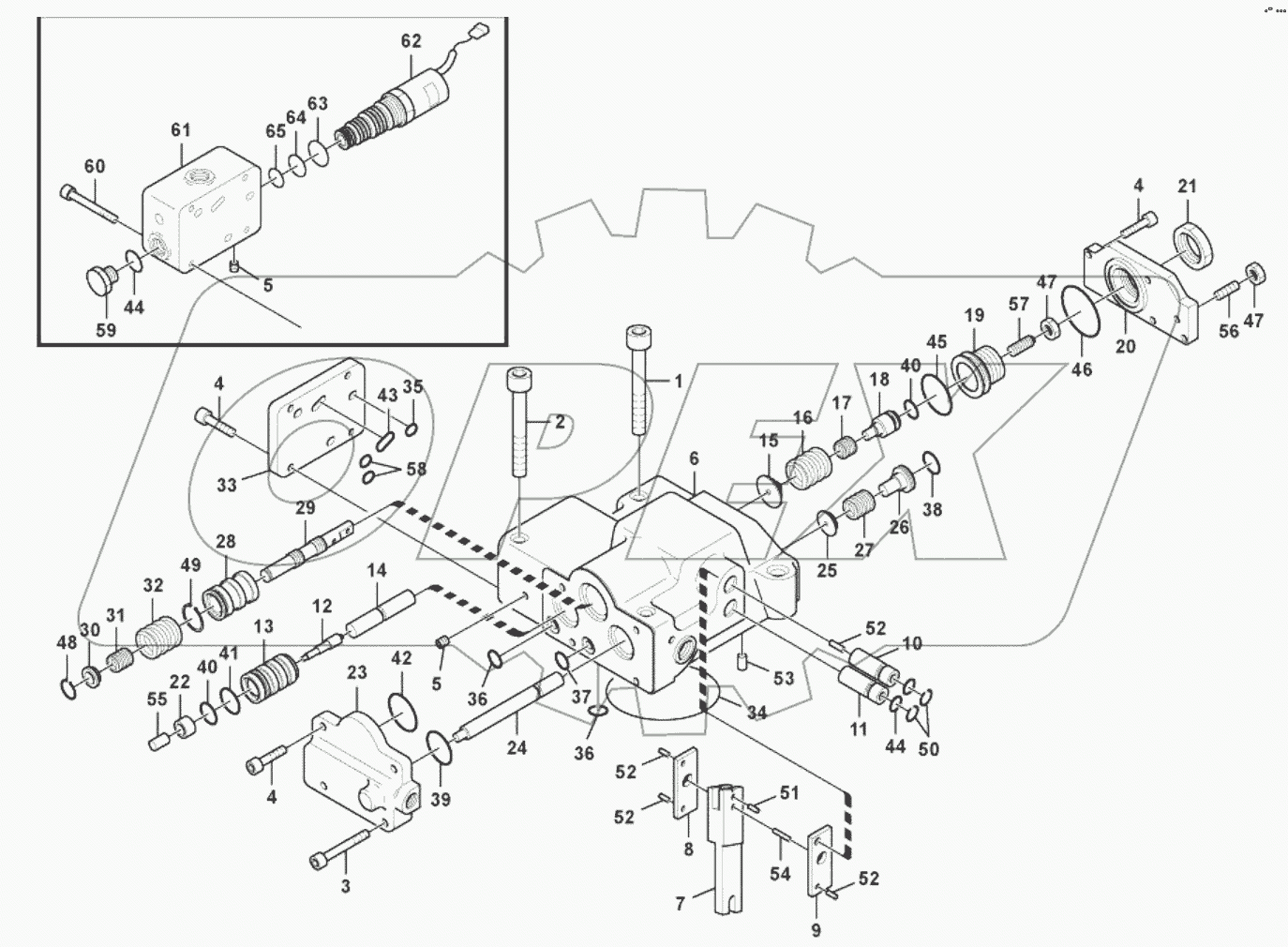  11212924 Regulator, hydraulic pump