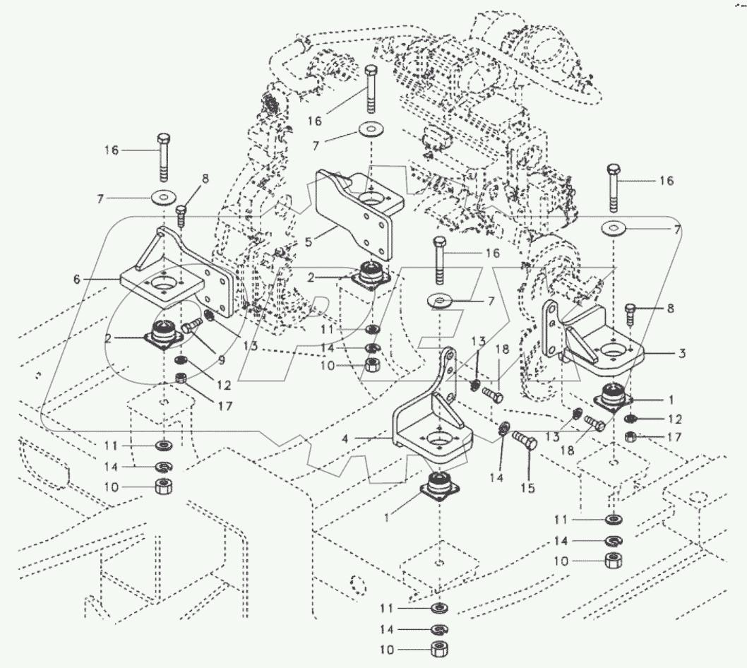  11212924 Engine mounting